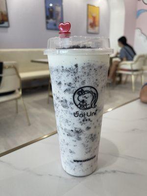 Oreo Smoothie with Oreo Cheese Foam