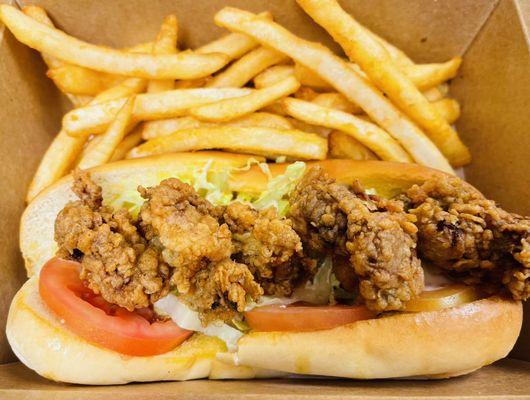 Fried Oysters Po' Boy