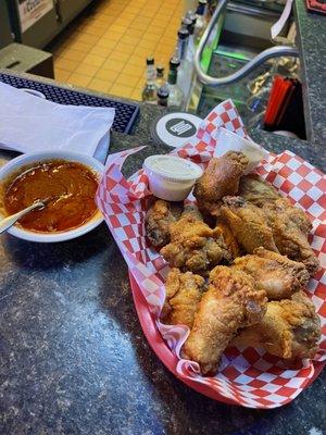 Fan Club Wings (Pro tip: ask for them breaded with buffalo sauce on the side. Some of the best wings in Pierce County)