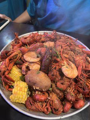 Crawfish and shrimp combo