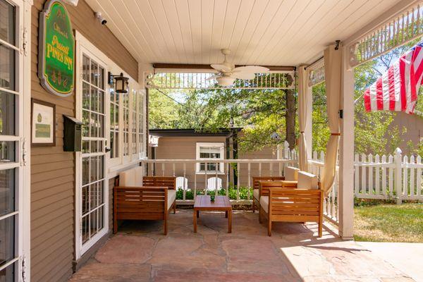 Wine bar patio