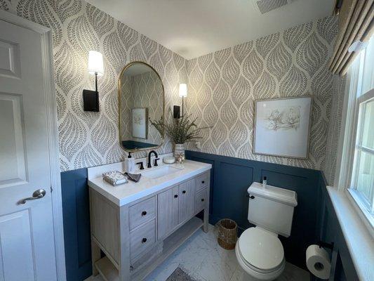 Tile and Vanity from Mosaic