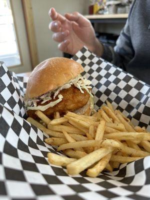 Humbug hot chicken sandwich