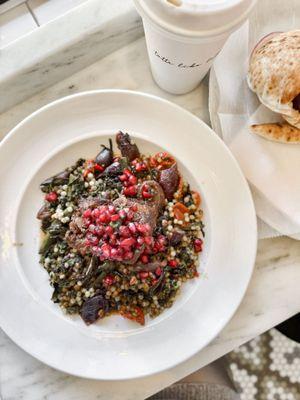 Short Rib, Broccolini, Lentil & Couscous Bowl