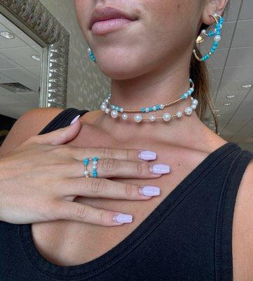 PEARLS AND TURQUOISE SUMMER