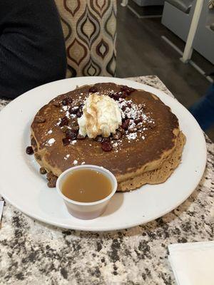 Pumpkin pancakes