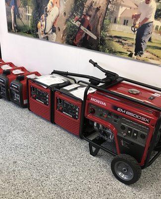 Honda generators in stock!