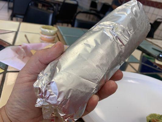 Seriously large burrito!!