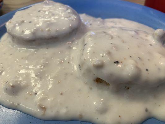 Sausage and gravy is delicious!