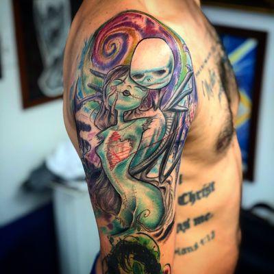 Nightmare before Christmas tattoo/Natedogsart