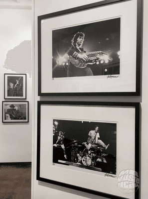 Mr Musichead Gallery's January 2018 exhibition of Robert M. Knight's Rock Gods