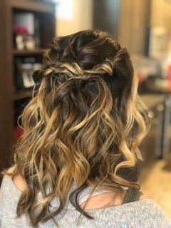 Simple Half-Updo