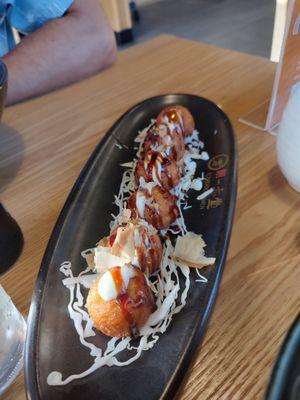 Takoyaki - fried octopus balls