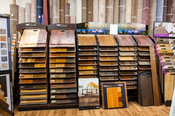 Not just carpet! We also have a huge selection of hardwood, vinyl, ceramic and linoleum