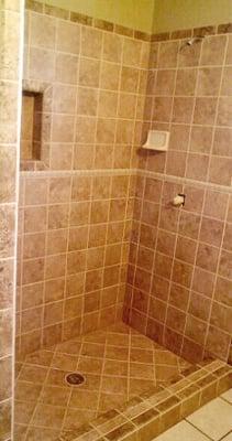 We can retile and redesign your bathroom in no time.