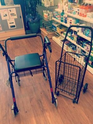 Can now order medical supplies like rollers and wheelchairs here through catalog!