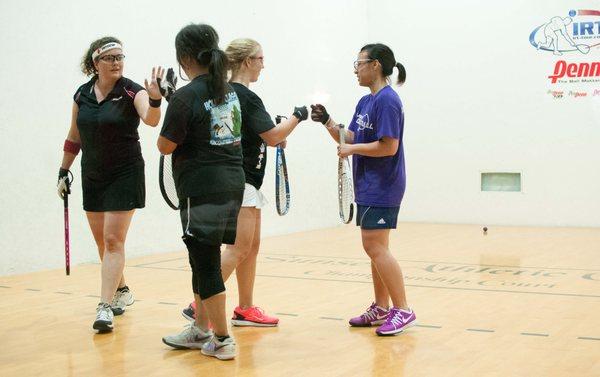 Turkey Shoot Racquetball Tournament, held every November at Sunset Athletic Club.