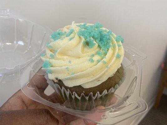 Blue Velvet cupcake -- $6