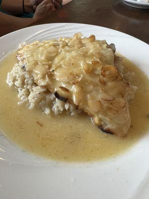 Sole Almondine with Risotto