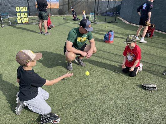 Youth fundamentals and hand eye coordination training