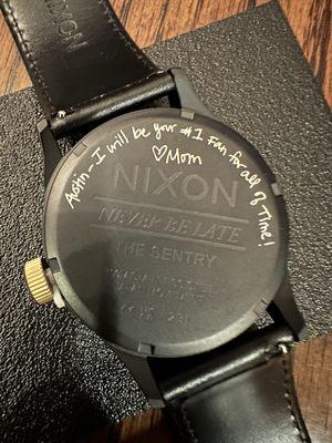 Back of a watch