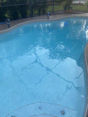 After acid wash, it's like so have a new pool