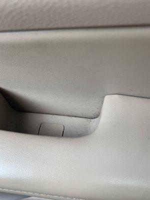 Passenger door dirt in handle