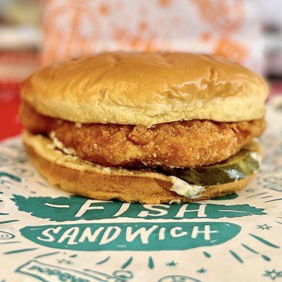 Classic Flounder Fish Sandwich