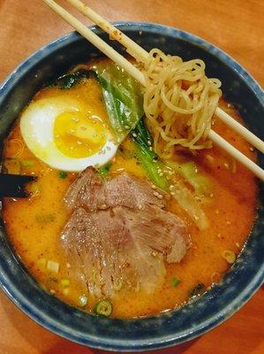 Spicy Tonkotsu Ramen with chashu