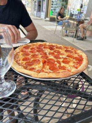 Pepperoni pizza - delicious!