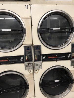 Bunch of nonworking dryers