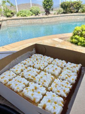 Coconut Lime Mochi Bars.