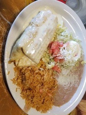 Chimichangas was very good