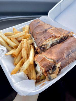 BBQ Philly Steak Sandwich