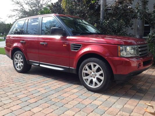 GORGEOUS Rimini red LAND ROVER SPORT HSE with the LUXURY PACKAGE