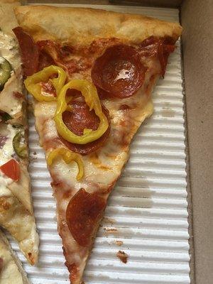 Pepperoni banana peppers.