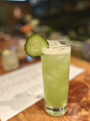 Cucumber Collins was a refreshing mocktail!