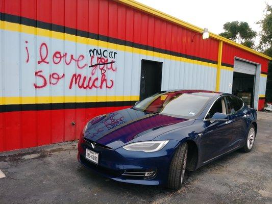 Yes we have even had a few Teslas in the shop