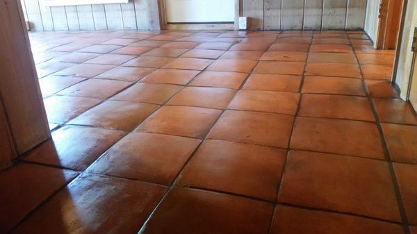 Terracotta Floor Restoration