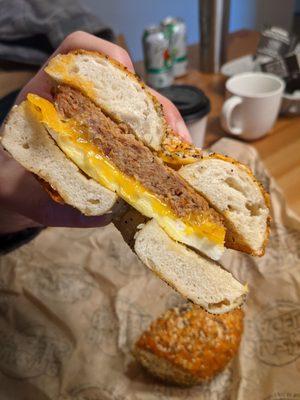 Breakfast sandwich