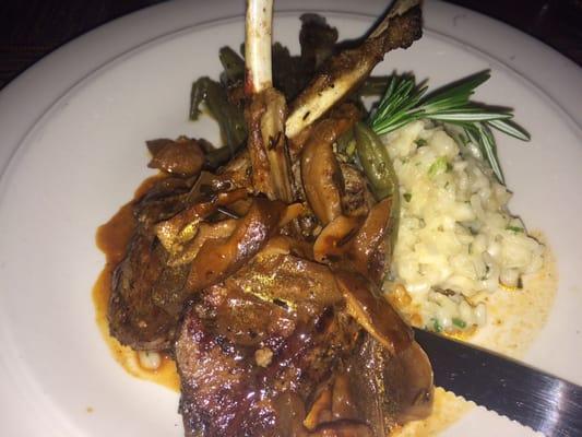 Rack of Lamb is superb!