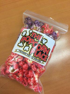 Strawberry & grape strawberry & grape popcorn - you can mix and match and flavors you like +  =