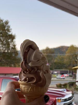 Soft serve swirl