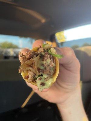 Asada mini tacos