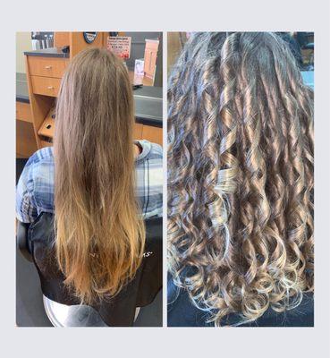 Before / after hair by Gina