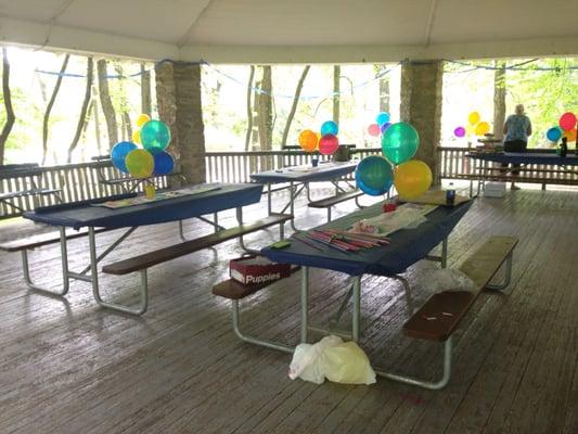 Band shell pavilion