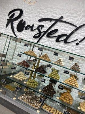 Baklava and Turkish Delight display case | Roasted | Tampa FL | Feb/1/2021