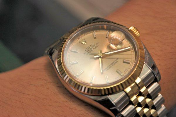 Mens Datejust Two Tone Rolex