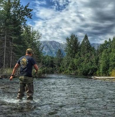 Fly fishing Quartz Creek