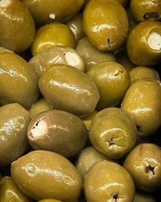 Bleu Cheese Stuffed Olives.   June 2022